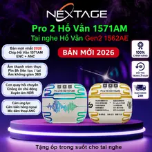 Tai Nghe Bluetooth Hổ Vằn Gen2 1571AM / 1562AE, Chống Ồn ANC 48DB - Nhận Biết Hội Thoại - Âm Thanh Không Gian - Cao Cấp