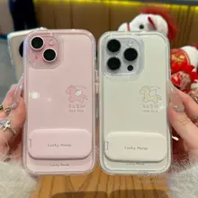 Ốp điện thoại cặp đôi ngựa hoạt hình cho iPhone 17 16 15 14 13 12 11 Pro Max