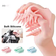 JULYHOT Máy Mát Xa Da Đầu Bàn Chải Dầu Gội Rửa Tóc Da Đầu Bàn Chải Silicon Mềm Máy Mát Xa Da Đầu Lược Chải Tóc Loại Bỏ Gàu Dầu Gội Massivedeals