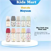 Bình Sữa Moyuum Hàn Quốc Đủ Mẫu (170ml & 270ml) - An Toàn, Tiện Lợi Cho Bé Đuọc Chọn Núm Thích Hợp