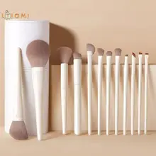 [LTIOMJ] 5 / 7 / 10 / 12 Bàn chải trang điểm có phấn nền Blush Eyeshadow Contour Brush, Bộ cọ trang điểm, Bộ cọ trang điểm [Hot]
