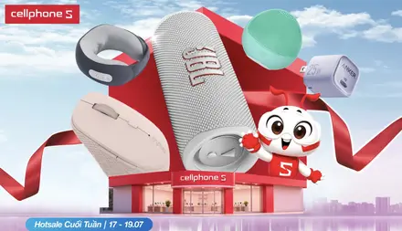 HOTSALE cuối tuần CellphoneS - Phụ kiện công nghệ giá tốt bất ngờ