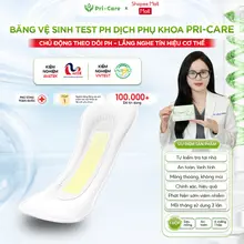 [QUÀ TẶNG KHÔNG BÁN] Băng vệ sinh test pH Pri-Care, theo dõi sức khỏe phụ khoa, mỏng thoáng, 1 miếng