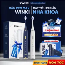 Bàn Chải Điện Chính Hãng WINKI B86 – Giải Pháp Cho Người Ê Răng – Êm Nhẹ Sạch Sâu Không Đau Nướu – Chống Nước IPX7