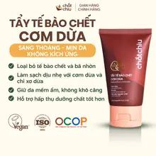 Tẩy tế bào chết mặt Chắt Chiu cơm dừa dưỡng ẩm, làm sáng da 50ml/150ml