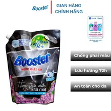 Nước giặt xả Booster 2in1 thơm lâu hương thiên nhiên TƯƠI MÁT 3,7kg giặt sạch an toàn dịu nhẹ
