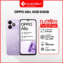 Điện Thoại OPPO A6c RAM 4GB Bộ Nhớ 64GB Pin 7000mAh Màn 120Hz Chính Hãng