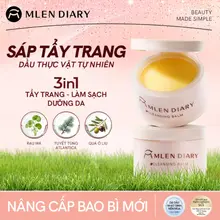 MLEN DIARY Sáp Tẩy Trang Tinh Dầu, Nhũ Hóa Sạch Sâu, Loại Bỏ Cặn Trang Điểm, Phù Hợp Cho Da Dầu Và Nhạy Cảm