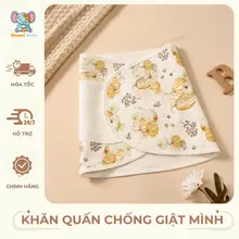 Khăn quấn mùa hè thay thế túi ngủ cho bé 0-1 tuổi,giúp bé ngủ ngon chống giật mình DoomiBaby - HT851
