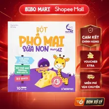 [MALL] Bột Phomai sữa non NutriAZ hộp 10 gói x 4g (6M+) - BM001.3