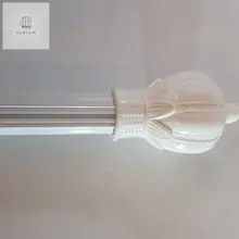(1 cái) Đầu bịt chụp thanh treo rèm - phụ kiện rèm cửa