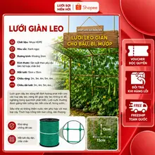 Lưới làm giàn dây leo, lưới hỗ trợ trồng cây chất liệu nhựa HDPE nguyên sinh kích thước đa dạng