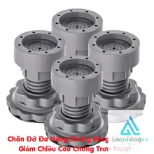 Chân Kê Máy Giặt, Bếp Ga,... Đế Cao Su Chống Rung, Chống Trượt, Tăng Giảm Cao Thấp GD973-ChanBepGa