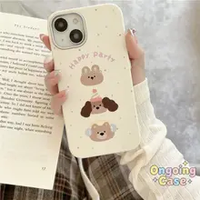 Cho Oppo A36 A60 A38 A3X A6X A5i A78 A15 A6 Pro A58 A3 A5X A18 A5 A16K Reno15 Bao điện thoại Gấu Chó Dễ Thương Tiệc Tùng