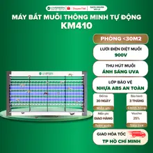 Máy Bắt Muỗi Tự Động UVGREEN KM410, Công Suất 8W, Tiết Kiệm Điện, UVA Led Thu Hút Muỗi, Bảo Hành 3T