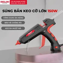 Súng Bắn Keo Nến DELIXI 40W-150W Chính Hãng Máy Bắn Keo Làm Handmade, Trang Trí, Sửa Chữa Gia Dụng An Toàn, Nhỏ Gọn