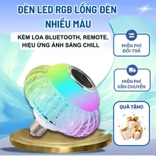 Đèn LED RGB Lồng Đèn Nhiều Màu – Kèm Loa Bluetooth, Remote, Hiệu Ứng Ánh Sáng Chill