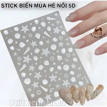 🔥 HOT 🔥 Stick Sò Biển, Sao Biển, Sứa Biển, Stick Động Vật Biển Siêu Xinh nail mùa hè 2026