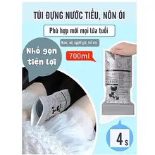 Túi đựng nước tiểu/ nôn ói khẩn cấp tiện dụng dùng trên xe chứa 700 ml nước