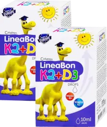 Combo 2 Vitamin D3 Lineabon K2+D3 (giúp tăng chiều cao)