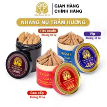 Nhang nụ trầm hương xông nhà có khói ngược thơm dịu nhẹ nhang sạch không pha tạp Trầm Hương Hà Xá