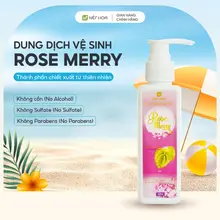 Dung Dịch Vệ Sinh Phụ Nữ Trầu Không Nét Hoa Dung Dịch Vệ Sinh Nữ Rose Merry Thơm Mát Dịu Nhẹ Dưỡng Ẩm Sâu