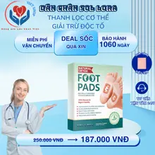 HỘP 10 MIẾNG DÁN THẢI ĐỘC CHÂN ĐÔNG Y NGẢI CỨU SOL LORA - GIÚP GIẢI ĐỘC, LÀM ẤM CƠ THỂ, NGỦ NGON, GIẢM STRESS | VIỆT SH