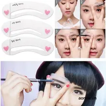 🌟chic🌟Combo  Bộ 3 Khuôn Định Hình Kẻ Mày Brow