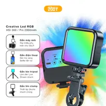 Đèn Led Mini Đèn hỗ trợ quay phim chụp ảnh Đèn RGB  2500-9000K hỗ trợ Ánh Sáng cho Quay Video, Chụp Ảnh, Quay Vlog