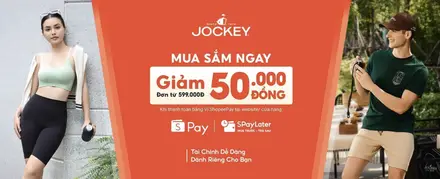 Jockey Giảm 50K Khi Thanh Toán ShopeePay – Đơn Từ 599K