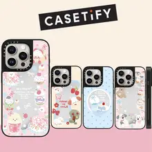 Món Tráng Miệng Động Vật Kính Cứng Ốp Lưng Điện Thoại iPhone 17 Pro Max 16 Plus 15 14 13 12 11 Ốp Lưng Bọc Toàn Bộ Vỏ Acrylic Phía Sau Chống Sốc