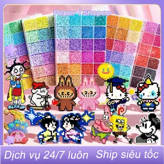 ​​【Hạt Xếp/Combo Phụ Kiện】SIÊU NHIỀU 14.000 hạt - Đồ chơi DIY MARD Tặng Bàn ủi hạt 2.6mm tổng hợp Bộ xếp hạt trí tuệ