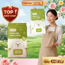 [SHIP HỎA TỐC] Túi màng bọc thực phẩmTopGia treo tường dạng rút  an toàn, tiện lợi, có chun co dãn siêu dai