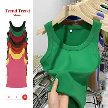 [Combo 2 áo 79K]  Áo Ba Lỗ Nữ 2 Dây Bản To Thun Tăm Lạnh TankTop Ôm Dáng Thoáng Mát _ TREND TREND STORE