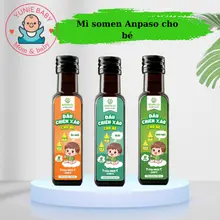 Dầu Chiên Xào Cho Bé Ăn Dặm Anpaso 100ml chịu nhiệt trên 200 độ C - Dầu oliu, óc chó, mix hạt