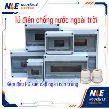 Tủ điện nhựa chống nước HL 5 WAY 8 WAY 12 WAY 15 WAY 18 WAY 24 WAY Hộp điện chống nước ngoài trời