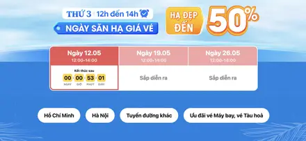 Vé Xe Rẻ Flash Sale Thứ Ba — Giảm Đến 50% Vé Xe Khách