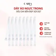 [Che Tên]  Dây Áo Ngực Trong Suốt Chống Trượt LOT520 Trong Suốt Tùy Chỉnh Siêu Dai Bền Đẹp Sợi Dẹt Có Khóa