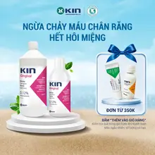 Nước Súc Miệng KIN Gingival Cho Hôi Miệng, Chảy Máu Chân Răng, Viêm Nướu, Không Cồn, 250ml/1000ml