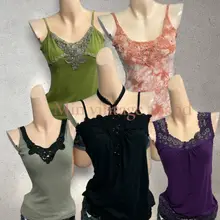 Camisole 2 dây Phối Ren Quyến Rũ - Min Vintage 2hand