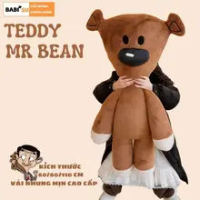 Gấu Bông Mr Bean Size Lớn, Thú Nhồi Bông Teddy Mr Bean Quà Tặng Cho Bạn Gái, Bé Làm Gấu Ôm Ngủ Có Gác Chân, Babisu