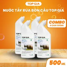 Nước Tẩy Rửa Bồn Cầu Top Gia, Loại Bỏ Nhanh Vết Bẩn Cứng Đầu, An Toàn Tuyệt Đối Cho Da Tay Và Bề Mặt Sứ Men