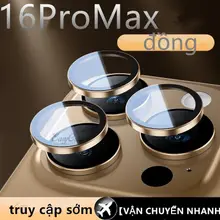 Bộ bảo vệ ống kính máy ảnh chống trầy xước bằng kim loại cho iPhone 11 12 13 14 15 16 Pro Max