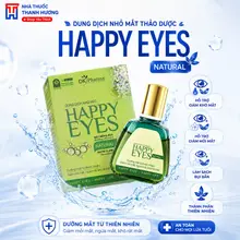 Dung dịch dưỡng mắt thảo dược Happy Eyes Dược Khoa - Dưỡng mắt hằng ngày, giảm khô mắt - Lọ 15ml
