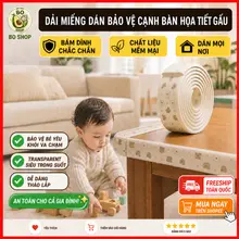 Dải miếng dán bảo vệ tự dính 2 mét bọc cạnh bàn,che tường bịt,che góc nhọn,dán thành gường chống va đập an toàn cho bé