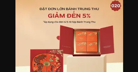 Bánh Trung Thu Highlands – Giảm 5% Khi Mua 5-10 Hộp