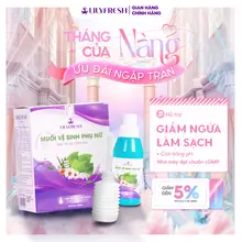 [TẶNG BÌNH RỬA] - Muối Vệ Sinh Phụ Nữ LilyFresh Dịu Nhẹ, Dung Dịch Vệ Sinh Phụ Nữ Giảm Mùi, Cân Bằng PH, Chai 100ml.