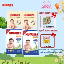 [Quà tặng xinh] Tã quần Huggies Skincare Mega Jumbo M106/L100+4/XL84+4/XXL76+4/XXXL 22+6 với tràm trà dịu da
