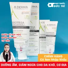 Kem dưỡng ẩm Aderma Exomega Control A-derma dành cho da khô, da cơ địa (chàm thể tạng)