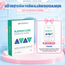 Mặt Nạ Sợi Khổ Qua & Tinh Chất Tràm Trà Hỗ Trợ Giảm Thâm Mụn, Dưỡng Ẩm Và Làm Dịu Da Trioderma Blemish Mask 25g